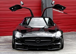 SLS C197 Mercedes Tuning AMG Bodykit Felgen Auspuff Spurverbreiterung Carbon