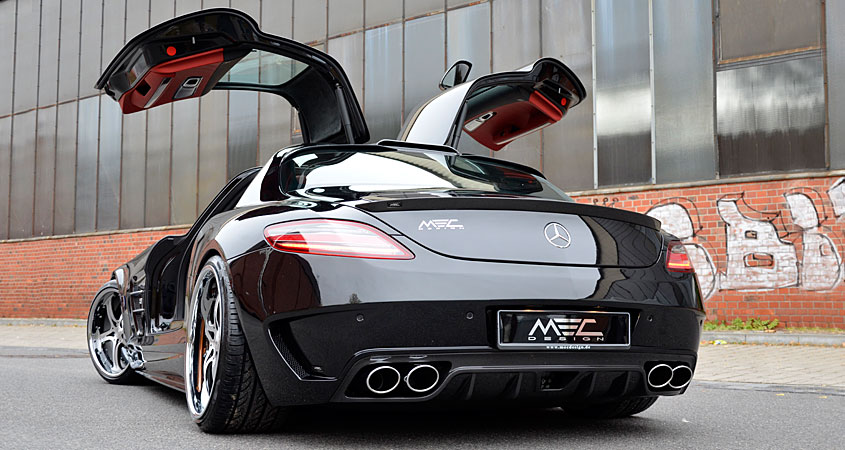 SLS C197 Mercedes Tuning AMG Bodykit Felgen Auspuff Spurverbreiterung Carbon