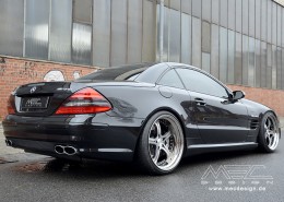 R230 SL Roadster Mercedes Tuning AMG Bodykit Felgen Auspuff Spurverbreiterung Carbon