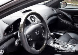 R230 SL Roadster Mercedes Tuning AMG Interior Carbon Leather