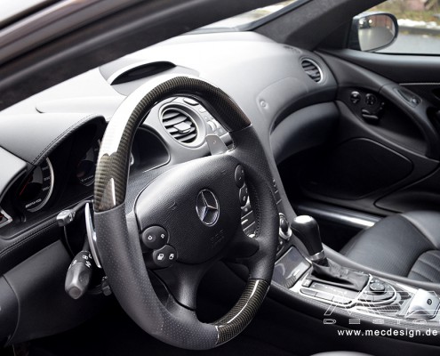 R230 SL Roadster Mercedes Tuning AMG Interior Carbon Leather