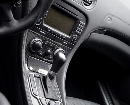 R230 SL Roadster Mercedes Tuning AMG Interior Carbon Leather