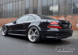 R230 SL Roadster Mercedes Tuning AMG Bodykit Felgen Auspuff Spurverbreiterung Carbon