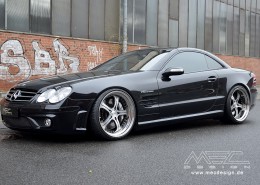R230 SL Roadster Mercedes Tuning AMG Bodykit Felgen Auspuff Spurverbreiterung Carbon