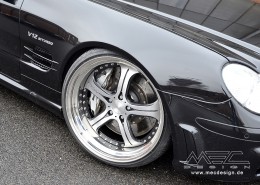 R230 SL Roadster Mercedes Tuning AMG Bodykit Wheels Exhaust Spacer Carbon