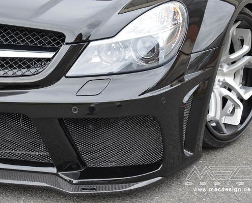R230 SL Roadster Mercedes Tuning AMG Bodykit Felgen Auspuff Spurverbreiterung Carbon