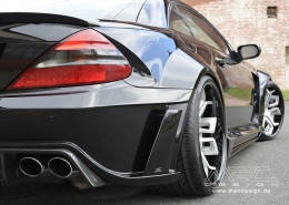 R230 SL Roadster Mercedes Tuning AMG Bodykit Felgen Auspuff Spurverbreiterung Carbon