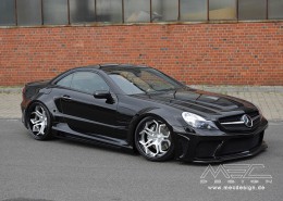 R230 SL Roadster Mercedes Tuning AMG Bodykit Felgen Auspuff Spurverbreiterung Carbon