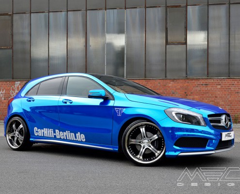 W176 A-Klasse Mercedes Tuning AMG Bodykit Felgen Auspuff Spurverbreiterung Carbon