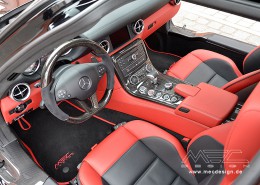 SLS C197 Mercedes Tuning AMG Interior Carbon Leather