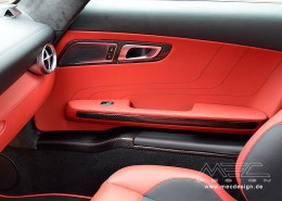 SLS R197 Mercedes Tuning AMG Interior Carbon Leder
