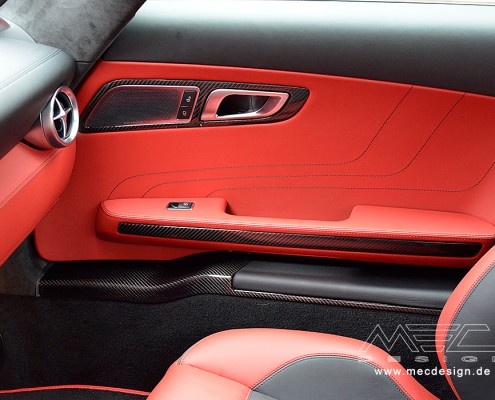 SLS R197 Mercedes Tuning AMG Interior Carbon Leder