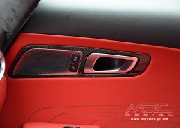 SLS C197 Mercedes Tuning AMG Interior Carbon Leather