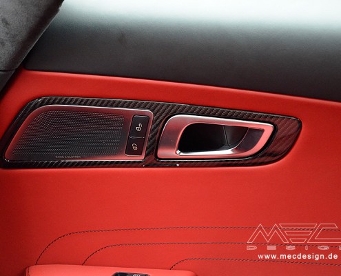SLS C197 Mercedes Tuning AMG Interior Carbon Leather