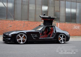 SLS R197 Mercedes Tuning AMG Bodykit Felgen Auspuff Spurverbreiterung Carbon
