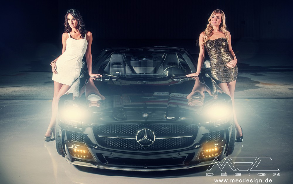 SLS C197 Mercedes Tuning AMG Bodykit Felgen Auspuff Spurverbreiterung Carbon