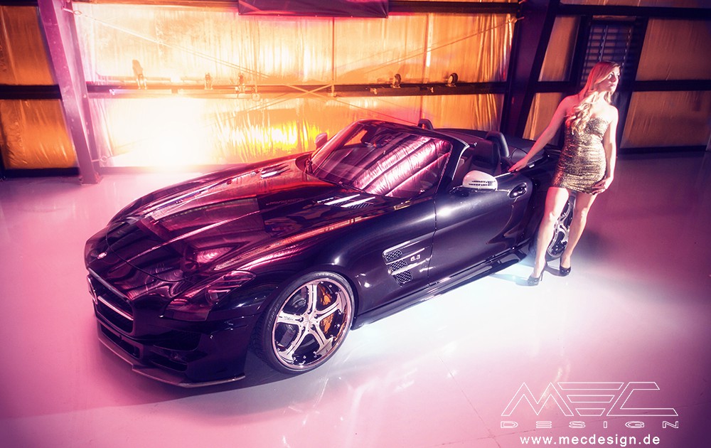 SLS R197 Mercedes Tuning AMG Bodykit Felgen Auspuff Spurverbreiterung Carbon