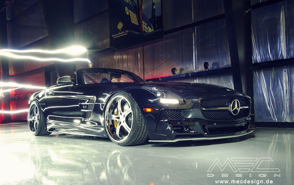 SLS R197 Mercedes Tuning AMG Bodykit Wheels Exhaust Spacer Carbon