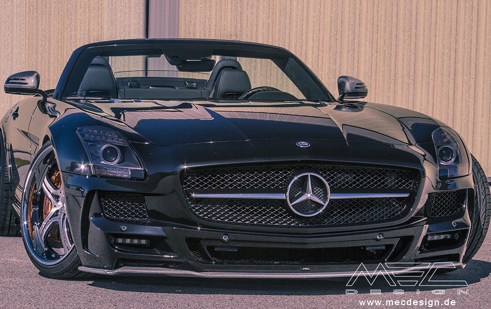 SLS R197 Mercedes Tuning AMG Bodykit Wheels Exhaust Spacer Carbon
