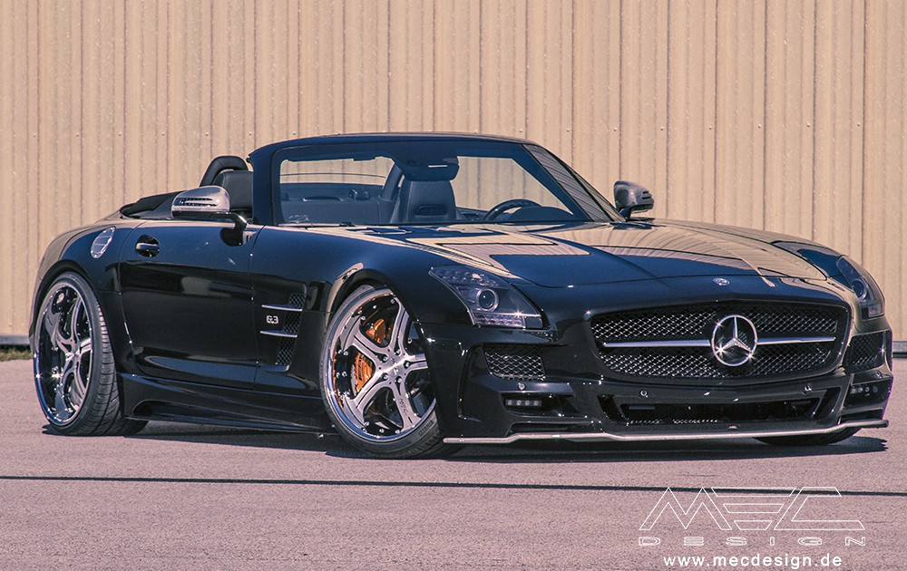 SLS R197 Mercedes Tuning AMG Bodykit Wheels Exhaust Spacer Carbon