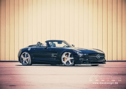SLS R197 Mercedes Tuning AMG Bodykit Felgen Auspuff Spurverbreiterung Carbon