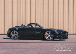 SLS R197 Mercedes Tuning AMG Bodykit Felgen Auspuff Spurverbreiterung Carbon