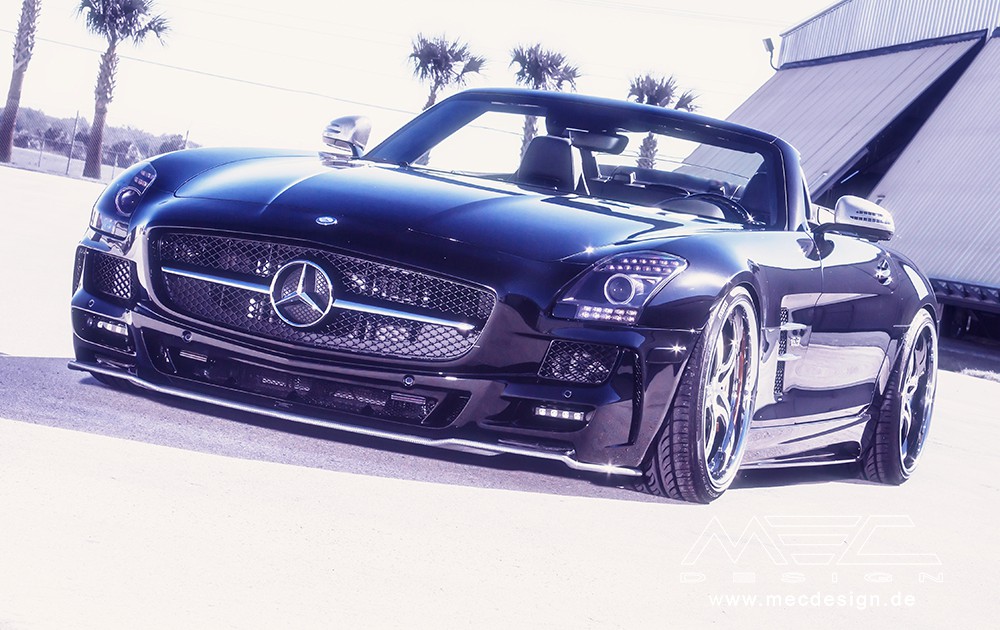 SLS C197 Mercedes Tuning AMG Bodykit Felgen Auspuff Spurverbreiterung Carbon