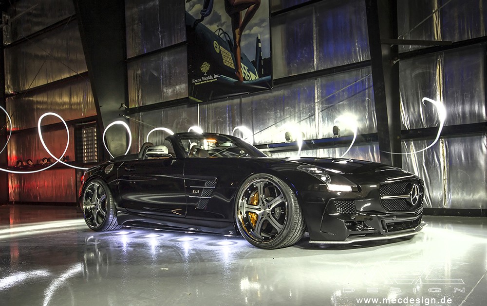 SLS R197 Mercedes Tuning AMG Bodykit Wheels Exhaust Spacer Carbon