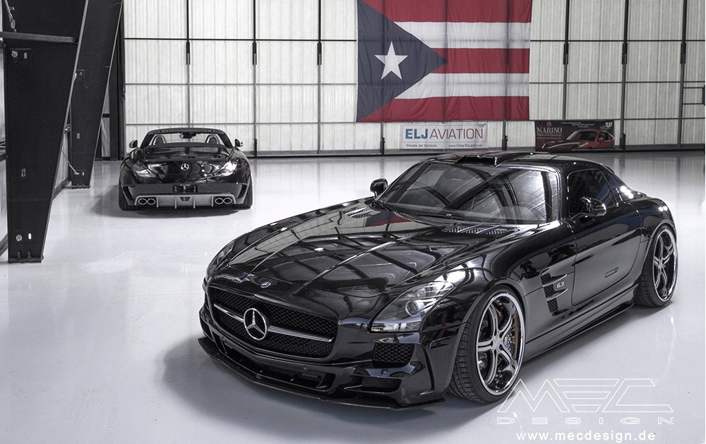 SLS R197 Mercedes Tuning AMG Bodykit Wheels Exhaust Spacer Carbon