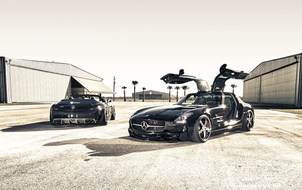 SLS C197 Mercedes Tuning AMG Bodykit Felgen Auspuff Spurverbreiterung Carbon