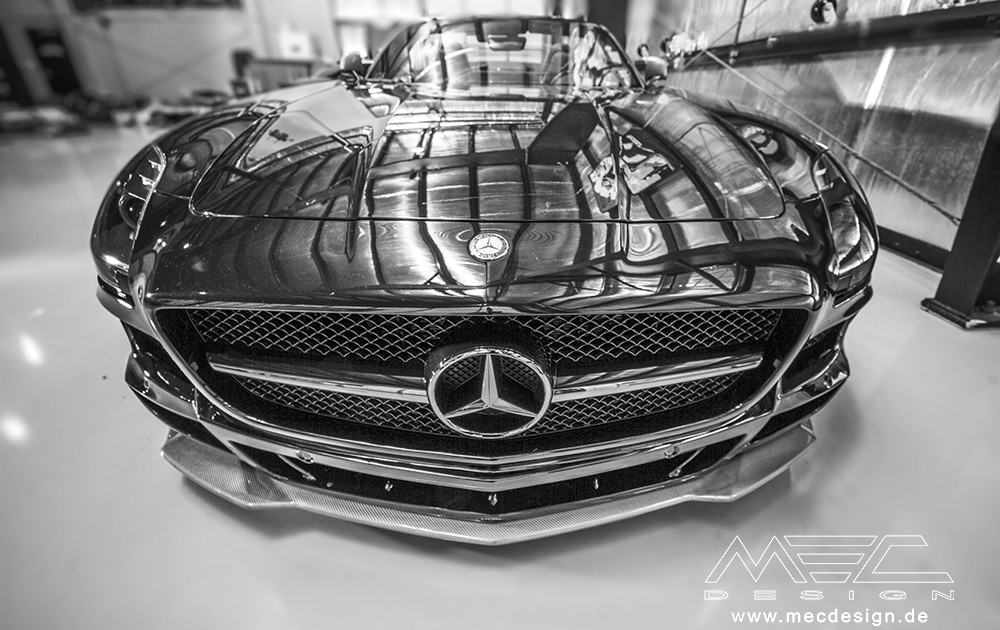 SLS R197 Mercedes Tuning AMG Bodykit Wheels Exhaust Spacer Carbon