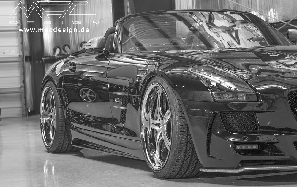 SLS R197 Mercedes Tuning AMG Bodykit Wheels Exhaust Spacer Carbon
