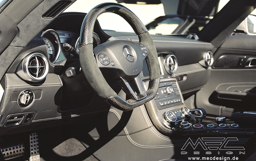 SLS R197 Mercedes Tuning AMG Interior Carbon Leder