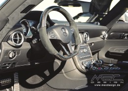 SLS R197 Mercedes Tuning AMG Interior Carbon Leder