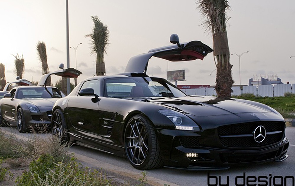 SLS C197 Mercedes Tuning AMG Bodykit Wheels Exhaust Spacer Carbon