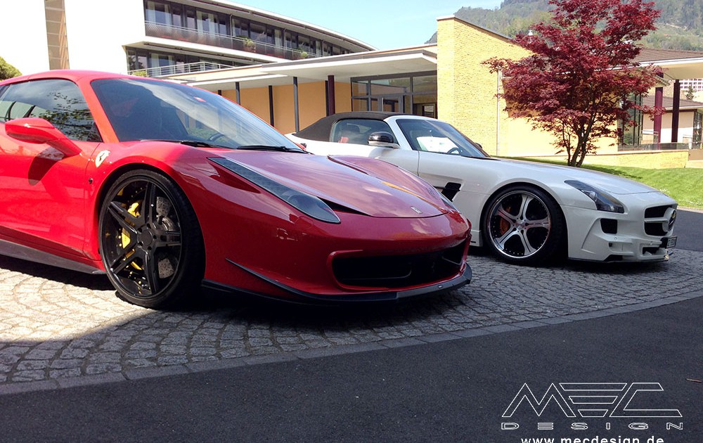 Customer from Switzerland with 458 Italia