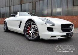 SLS R197 Mercedes Tuning AMG Bodykit Felgen Auspuff Spurverbreiterung Carbon