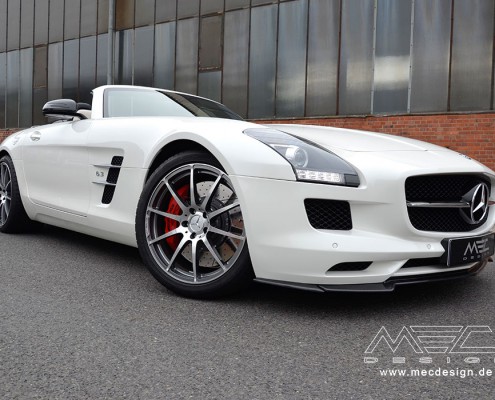 SLS R197 Mercedes Tuning AMG Bodykit Felgen Auspuff Spurverbreiterung Carbon