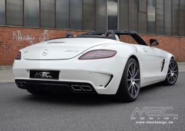 SLS R197 Mercedes Tuning AMG Bodykit Felgen Auspuff Spurverbreiterung Carbon