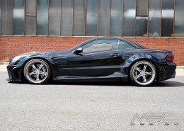 R230 SL Roadster Mercedes Tuning AMG Bodykit Felgen Auspuff Spurverbreiterung Carbon