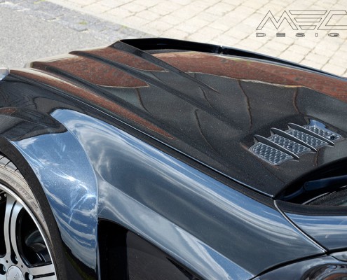 R230 SL Roadster Mercedes Tuning AMG Bodykit Felgen Auspuff Spurverbreiterung Carbon