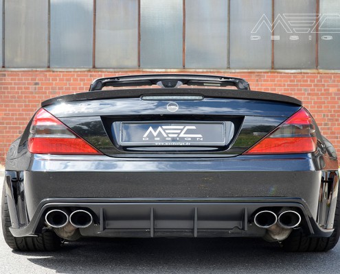 R230 SL Roadster Mercedes Tuning AMG Bodykit Felgen Auspuff Spurverbreiterung Carbon