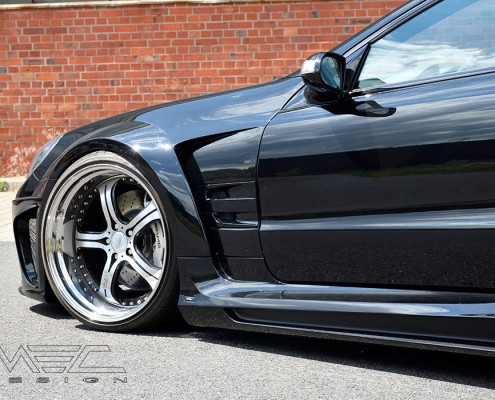 R230 SL Roadster Mercedes Tuning AMG Bodykit Wheels Exhaust Spacer Carbon