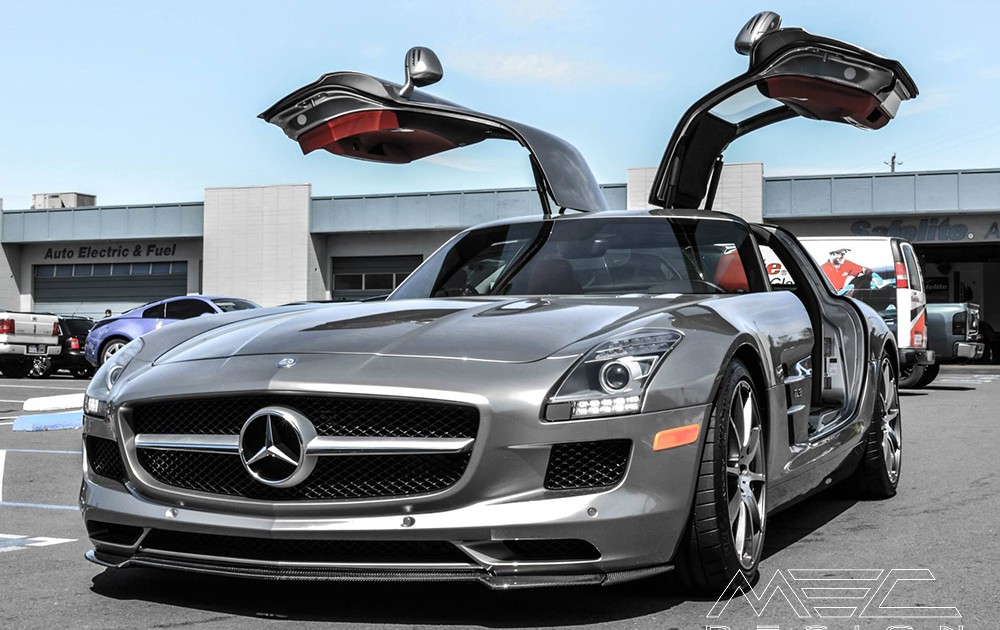 SLS C197 Mercedes Tuning AMG Bodykit Felgen Auspuff Spurverbreiterung Carbon