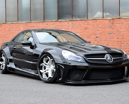 R230 SL Roadster Mercedes Tuning AMG Bodykit Wheels Exhaust Spacer Carbon