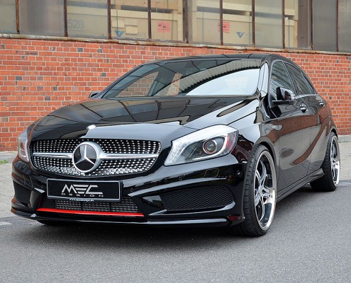 W176 A-Klasse Mercedes Tuning AMG Bodykit Felgen Auspuff Spurverbreiterung Carbon