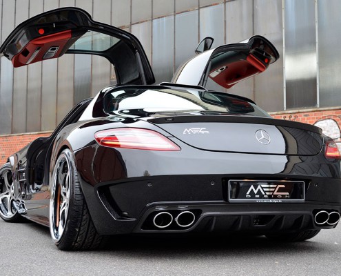 SLS C197 Mercedes Tuning AMG Bodykit Felgen Auspuff Spurverbreiterung Carbon