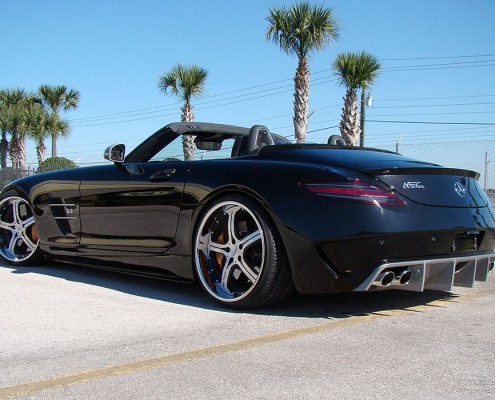 SLS R197 Mercedes Tuning AMG Bodykit Wheels Exhaust Spacer Carbon