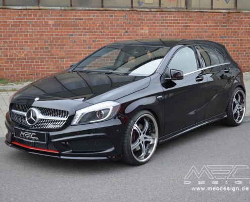 W176 A-Klasse Mercedes Tuning AMG Bodykit Felgen Auspuff Spurverbreiterung Carbon