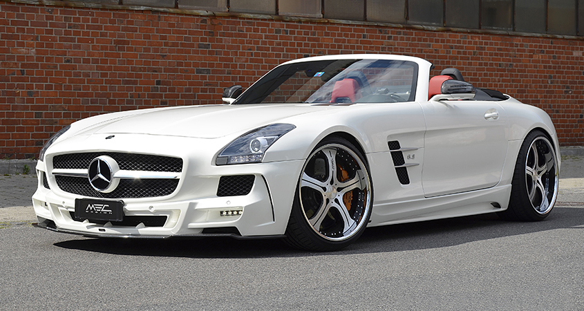 SLS R197 Mercedes Tuning AMG Bodykit Wheels Exhaust Spacer Carbon